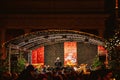 Christmas concert on the stage of the Schwerin Christmas market