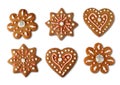 Christmas cookie gingerbreads Royalty Free Stock Photo
