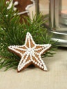 Christmas cookie star