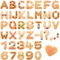 Christmas Cookies Alphabet Letters Font