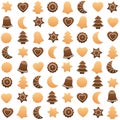 Christmas Cookies Assortment Royalty Free Stock Photo