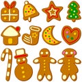 Christmas Cookies Collection Royalty Free Stock Photo