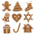 Christmas Cookies Collection Royalty Free Stock Photo