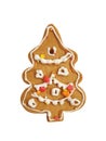 Christmas cookies festive delicious handmade dessert decemberdecember sweet decoration on white background snack