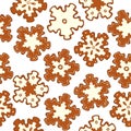 Christmas cookies. Seamless pattern.
