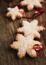 Christmas cookies. Selective focus