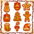 Christmas cookies set