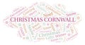 Christmas Cornwall word cloud