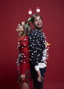 Christmas couple Royalty Free Stock Photo