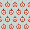 Christmas covid Seamless pattern vector illustration. Virus protection and Merry Christmas concept. Vector of New Year 2021 and