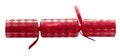 Christmas Cracker Red Isolated Royalty Free Stock Photo