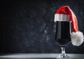 Christmas craft beer Imperial stout or porter