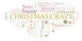 Christmas Crazy word cloud