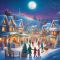 Christmas creating a heartwarming atmosphere Royalty Free Stock Photo