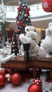 Christmas creative decoration bear band happy holidays shop