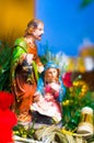 Christmas figures Maria and Joseph.