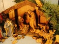 Christmas creche nativity scene Royalty Free Stock Photo