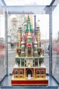 KRAKOW, POLAND - DECEMBER 05, 2019: Christmas crib, Annual Nativity Scenes Contest