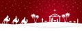 Christmas Nativity scene greeting card background. Vector EPS10. Royalty Free Stock Photo