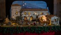 Christmas crib in Sant Eustachio church in Rome