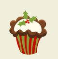 Christmas cupcake