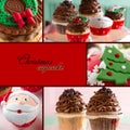 Christmas cupcake Royalty Free Stock Photo