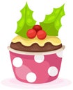 Christmas cupcake