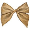 Christmas cute gold glitter bow