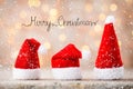 Christmas decor with angel santa hat. Vintages background