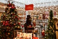 Christmas decor at The Mall at Millenia in Orlando, Florida