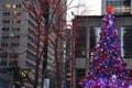 Christmas decor in Manhattan, New York