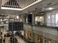 Christmas decor at the Westchester Mall in White Plains, New York