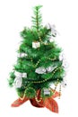 Christmas decorated fur-tree Royalty Free Stock Photo