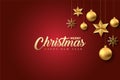 Merry christmas greeting card. Royalty Free Stock Photo