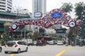 Christmas decoration along Orchard Road in Singapore Royalty Free Stock Photo