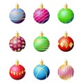 Christmas decoration balls Royalty Free Stock Photo