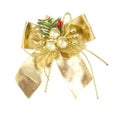 Christmas decoration bow knot Royalty Free Stock Photo