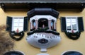 Christmas decoration on the building in St. Gilgen, Austria Royalty Free Stock Photo