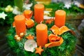 Christmas decoration with candles