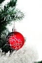Christmas decoration in the Christmas tree Royalty Free Stock Photo