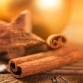 Christmas decoration, close-up, anise, cinnamon, star wood,