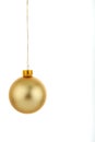 Christmas decoration gold Royalty Free Stock Photo