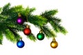 Christmas decoration isolated Royalty Free Stock Photo