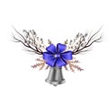 Christmas decoration isolated Royalty Free Stock Photo