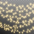 Christmas decoration lights effects. EPS 10 vector