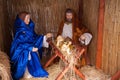 Christmas Decoration Nativity Scene Royalty Free Stock Photo