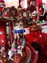 Christmas decoration with old carousel