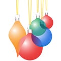 Christmas Decoration Ornaments Translucent Set