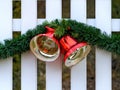 Christmas decoration with red bells