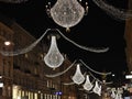 Christmas decoration in the center of Vienna Royalty Free Stock Photo